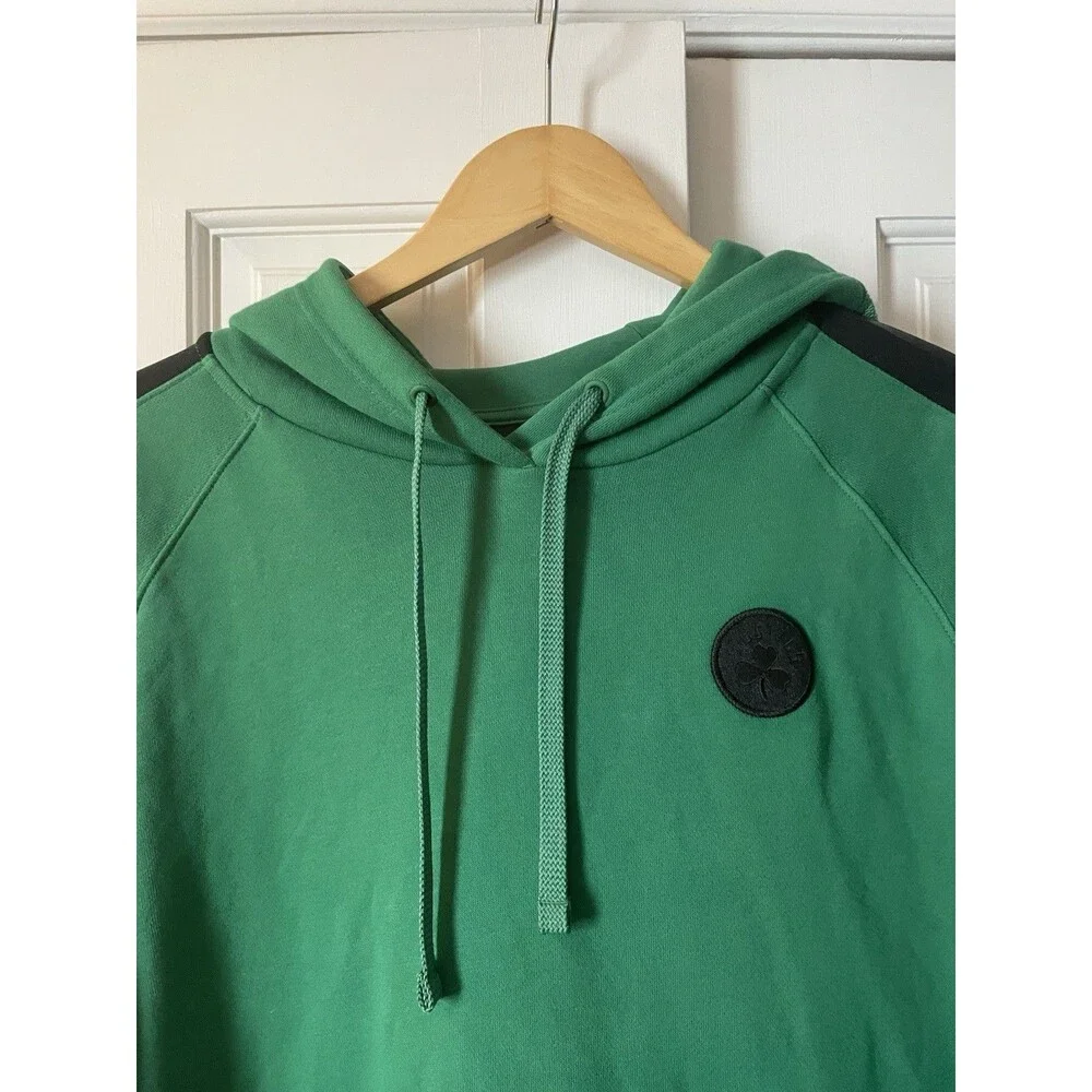 Nike NBA Boston Celtics Courtside Pullover Hoodie Green Black Men's XL